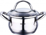 Bergner Bergner Stainless Steel Silver Pot - 16 x 9.5 cm - 1.7 L