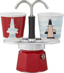 Bialetti MINI EXPRESS Set Magritte red