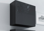 Cama MEBLE Cama Square cabinet VIGO 50/50/30 black/black gloss