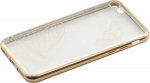 Tellur Cover Silicone for iPhone 7 Butterfly gold