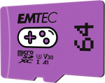 Emtec MicroSDXC 64GB UHS-I U3 V30 A1 Gaming Purple