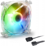 Sharkoon L&uuml;fter 120*120*25 SHARK Disc PWM RGB clear
