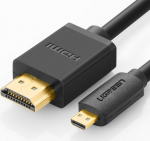Cable Ugreen HDMI Micro - HDMI 1.5m czarny (54697)