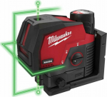 Milwaukee Akumuliatorinis lazerinis nivelyras M12 CLLP-0C žalias Milwaukee