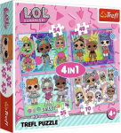 Trefl PUZZLE 4W1 TREFL LOL MEET THE DOLLIES PUD