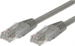 TB Copper patch cord cat.6 RJ45 UTP 1m. szary - pack 10 sztuk