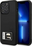 Karl Lagerfeld KLHCP13L3DKPK Hardcase Ikonik Patch for iPhone 13 Pro / 13 6.1" / black