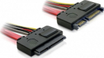 DELOCK SATA Verl. SATA 22pin -> SATA 22pin St/Bu 0.20m rot