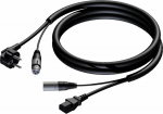 Kabel Procab PROCAB CAB402/20 Men& & XLR Female - euro power Female & XLR men& - 3 x 2.5 mm? 20 m