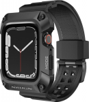 Uniq NILLKIN DYNAGUARD CASE WRISTBAND APPLE WATCH 45mm/7/8, BLACK / CZARNY