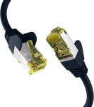 EFB Elektronik EFB CAT6a BLACK 1m Patchkabel S/FTP PIMF