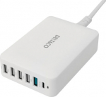 DELTACO USB-Charging 4xUSB-A, 1xUSB-C, 60W