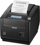 Citizen CT-S801III, 8 dots/mm (203 dpi), cutter, USB, black - receipt printer, direct thermal, resolution: 8 dots/mm (203 dpi), media width (max.): 58/60/80/82.5 mm, print width (max.): 80 mm, roll diameter (max.): 83 mm, speed (max.): 500 mm/s, cutt ...