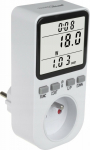 GreenBlue Energy meter GreenBlue, wattmeter, typ E, 220-240V AC, 50Hz, max. load 16A, IP20, built-in battery, GB364 E