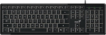 Genius Computer Technology Keyboard Genius Genius SlimStar 820, Keyboard CZ/SK, slim wired type (USB), czarna