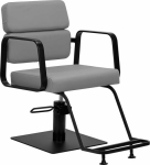 Activeshop Gabbiano hairdressing chair Porto black and gray
