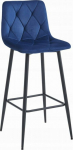 Leobert NADO stool - velvet garnet / black legs x 2
