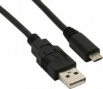 Cable USB InLine USB-A - microUSB 5 m Czarny (31750)
