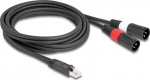Delock Netzwerkkabel - RJ-45 (M) Stecker zu XLR3 (M)