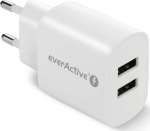 everActive Charger 2X USB 2.4A 12W White