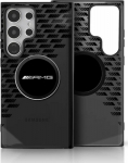 Mercedes-Benz AMG Transparent Rhombs MagSafe Case for Samsung Galaxy S25 Ultra