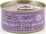 FISH4DOGS FISH4CATS Tuna fillet with anchovy - wet cat food - 70g