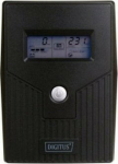 Digitus UPS Line-Ineractive LCD BASIC, 600VA/360W, 1x12V/7Ah, AVR, 2x Schuko CEE 7/3