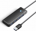 ORICO HUB 4-portowy input: USB-C 3.0 / output: 4x USB-A 3.0 przew&oacute;d 0.15M - czarny