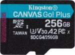 KIN 256GB MSDXC CANVAS GO PLUS 200R, GEN4 A2 U3 SINGLE PACK W/O ADP