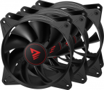 SAVIO Fan Set BLADE X1 SET 3 x 120mm 4-pin PWM black