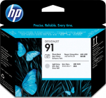 HP 91 - Hellgrau, Photo schwarz - Druckkopf -