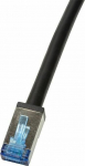 LogiLink kat.6a S/FTP 20m black gold-plated ends - kabel LogiLink S/FTP kat6a 20.0m czarny, external