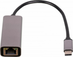 Adapter USB Akyga USB-C - RJ-45 Szary (AK-AD-65)