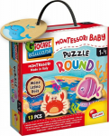 Lisciani LISCIANI MONTESSORI BABY WOOD PUZZLE ROUND
