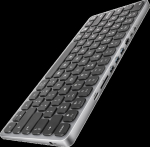 AXAGON HMC-KB keyboard USB-C 5Gbps with HUB, microSD/SD, 3x USB-A, HDMI 4K/60Hz, PD 100W, Audio, US layout