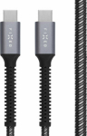 Kabel USB Fixed USB-C - USB-C 2 m Szary (FIXDA-CC2-GR)