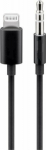 Kabel USB PremiumCord Lightning - mini Jack 3.5 mm 1 m Czarny (kipod50)