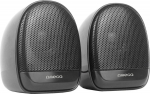 OMEGA SPEAKER SPEAKER 2.0 6W RMS USB 3.5 mm Audio Black elipse [46149]