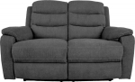 Recliner sofa MIMI 2-seater with electric mechanism, grey