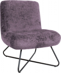 Slipper chair FARICA bordeaux