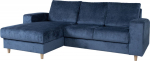 Corner sofa KARL LC, dark blue