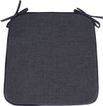 Chair pad SUMMER 39x39cm, dark grey