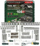 Rockforce Tool Kit Rockforce Tool Kit 108el. 1/4'' 1/2'' Xi-on Cr-V (6-angular) (4-32mm)
