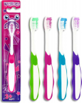 Wellbee Kids Toothbrush for children (3+) Soft - mix colors