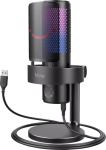Studio condenser microphone Fifine A9 USB RGB Plug&Play gamingowy