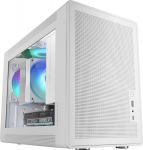 Mars Gaming MCXPSW mATX Ultra-Compact Gaming PC Case with MESH & Glass Panel