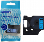 Tape DYMO D1 45016 12mm x 7m S0720560 black on blue replacement