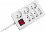 Listwa zasilająca Rebel Electro URZ 7 sockets 1.5 m White (URZ3053-1.5)