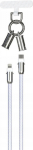 Kabel USB Devia USB-C - Lightning 1.2 m Fioletowy (6938595386176)