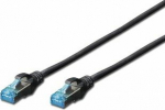 Digitus Patchcord CAT 5e SF/UTP, 2m, czarny (DK-1531-020/BL)